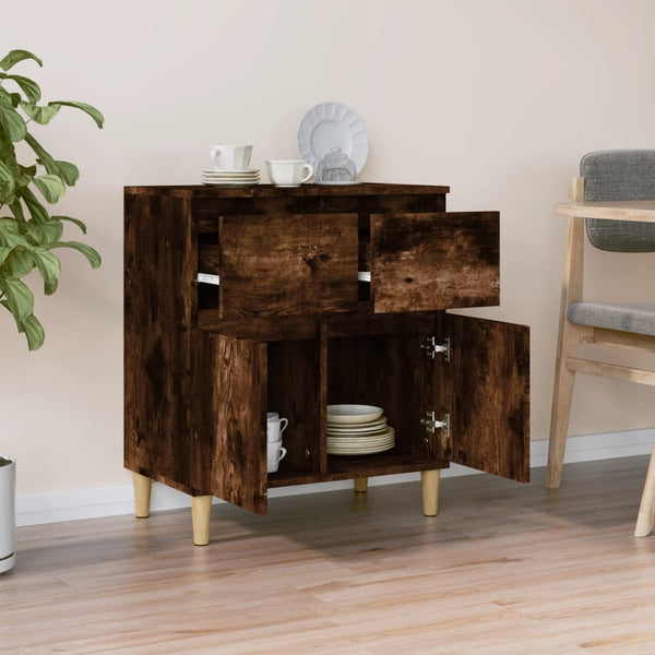Rauchfarbener Eichenschrank Tirsin 60x35x70cm (Holz)
