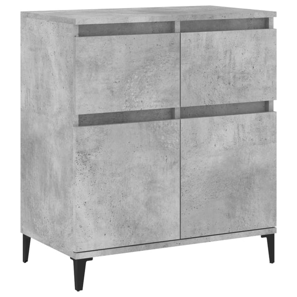 Betongraues Sideboard Stamita 60x35x70cm (Holz)