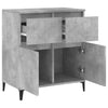 Betongraues Sideboard Stamita 60x35x70cm (Holz)