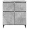 Betongraues Sideboard Stamita 60x35x70cm (Holz)