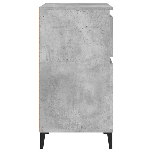 Betongraues Sideboard Stamita 60x35x70cm (Holz)
