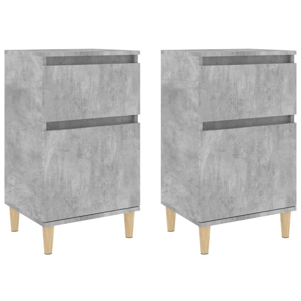 Nachttische Betonoptik Drury 40x35x70cm (2 Stück)