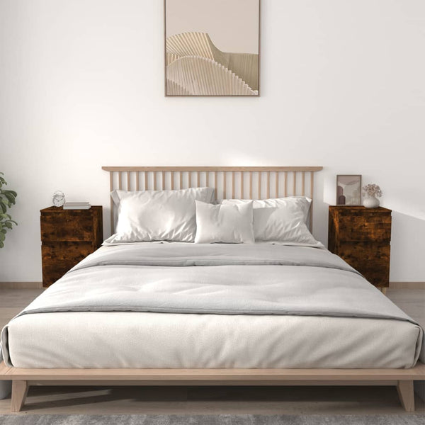 Nachttische Drury aus geräucherter Eiche 40x35x70cm (2 Stk.)