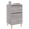 Graue Nachttische Drury 40x35x70cm (2 Stück Sonoma)