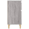 Graue Nachttische Drury 40x35x70cm (2 Stück Sonoma)