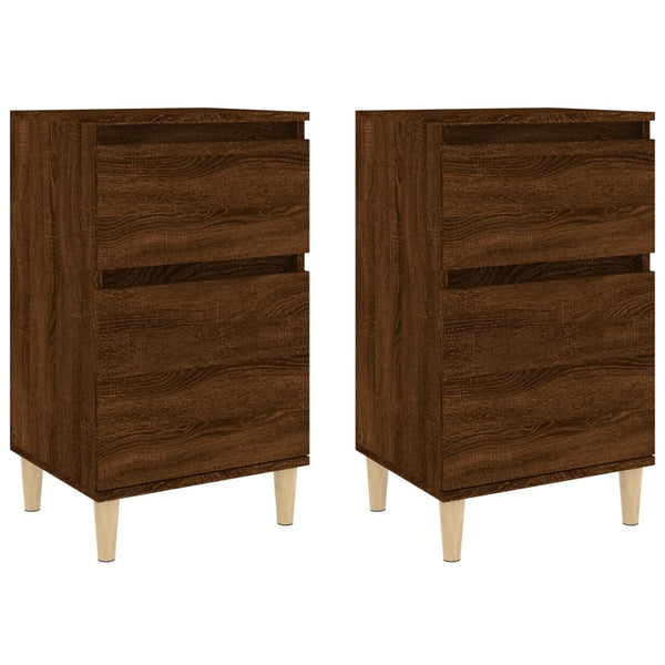 Nachttische Drury Eiche braun 40x35x70 (2 Stück)