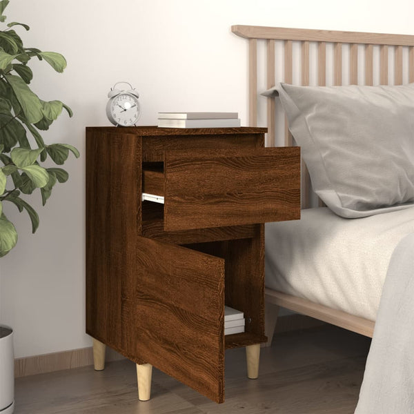 Nachttische Drury Eiche braun 40x35x70 (2 Stück)