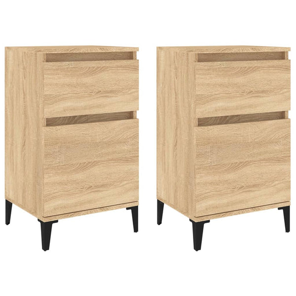 Nachttische Tecluta Sonoma-Eiche 40x35x70cm (2 St.)