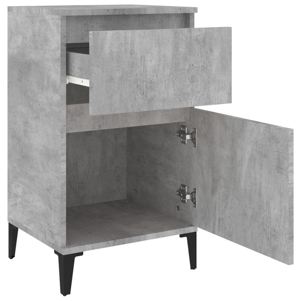 Nachttisch Tecluta in Betonoptik 40x35x70cm