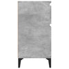 Nachttische Tecluta 40x35x70cm Betongrau (2 St.)