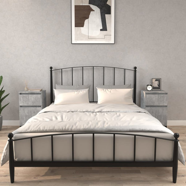 Nachttische Tecluta 40x35x70cm Betongrau (2 St.)