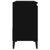 Schwarzer Badezimmerschrank Marituta 65x33x60cm (Holz)