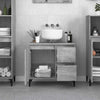 Grauer Badezimmerschrank Marituta 65x33x60cm (Holz)
