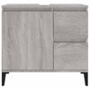Grauer Badezimmerschrank Marituta 65x33x60cm (Holz)