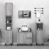 Grauer Badezimmerschrank Marituta 65x33x60cm (Holz)