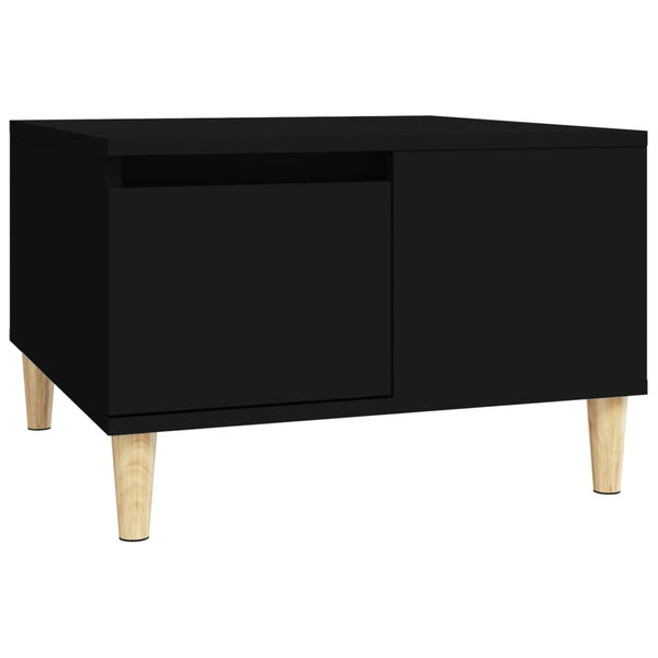Schwarzer Couchtisch Energo 55x55x36,5cm (Holz)