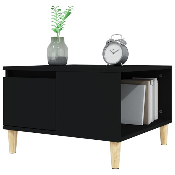 Schwarzer Couchtisch Energo 55x55x36,5cm (Holz)