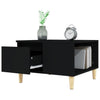 Schwarzer Couchtisch Energo 55x55x36,5cm (Holz)