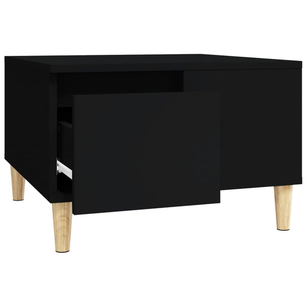 Schwarzer Couchtisch Energo 55x55x36,5cm (Holz)