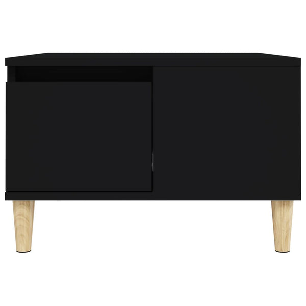 Schwarzer Couchtisch Energo 55x55x36,5cm (Holz)