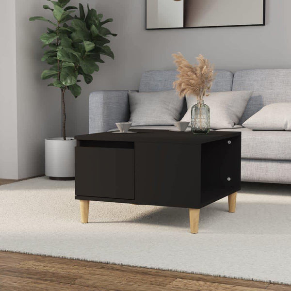 Schwarzer Couchtisch Energo 55x55x36,5cm (Holz)