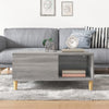 Grauer Couchtisch Avedica 80x80x36,5cm (Holz)