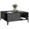Couchtisch Marnela 80x80x36,5cm (Holz), schwarz