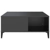 Couchtisch Marnela 80x80x36,5cm (Holz), schwarz