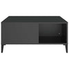 Couchtisch Marnela 80x80x36,5cm (Holz), schwarz
