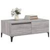 Grauer Couchtisch Shanelle 90x50x36,5cm (Holz)
