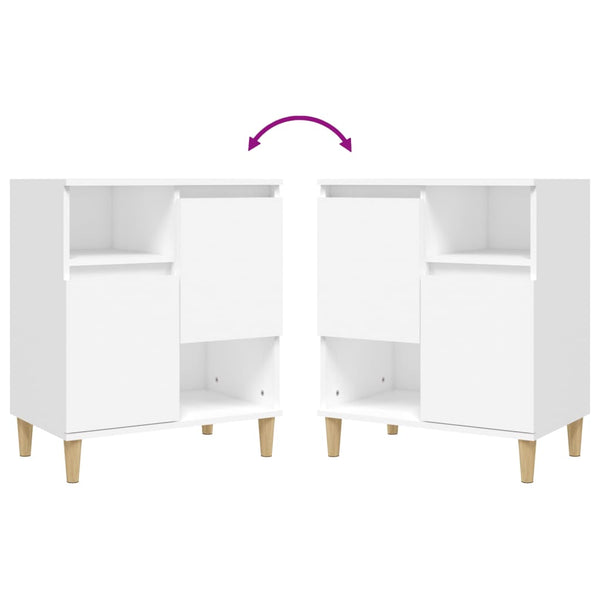 Weißes Sideboard Anelize 60x35x70cm (Holz)
