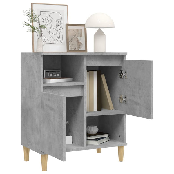 Betongraues Sideboard Anelize 60x35x70cm (Holz)
