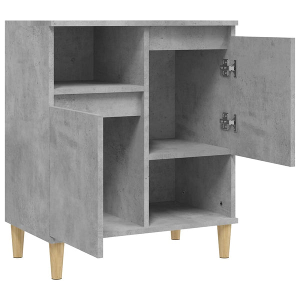 Betongraues Sideboard Anelize 60x35x70cm (Holz)