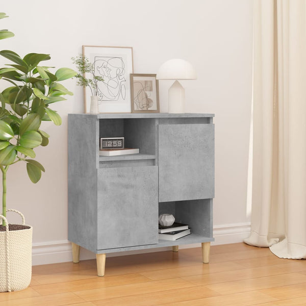 Betongraues Sideboard Anelize 60x35x70cm (Holz)