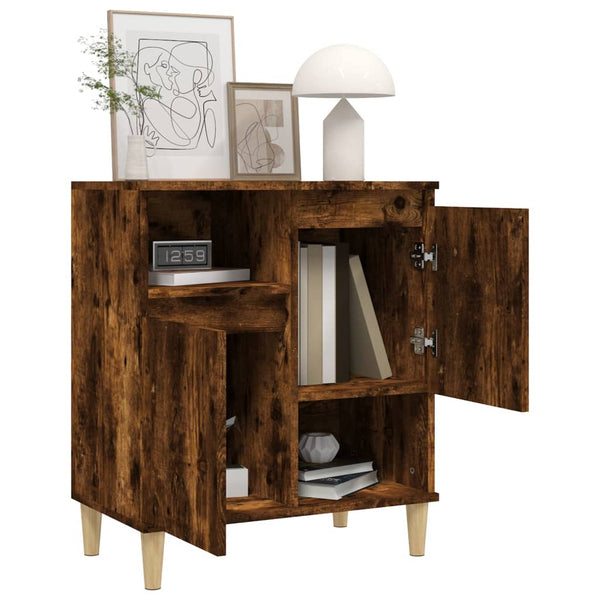 Räuchereiche Sideboard Anelize 60x35x70cm (Holz)