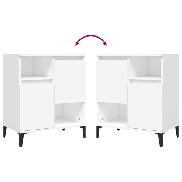 Weißes Sideboard Bell 60x35x70cm (Holz)