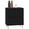 Schwarzes Sideboard Tristana 60x35x70cm (Holz)