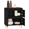 Schwarzes Sideboard Tristana 60x35x70cm (Holz)