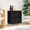 Schwarzes Sideboard Tristana 60x35x70cm (Holz)