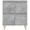 Anrichte Tristana aus betongrauem Holz, 60x35x70cm