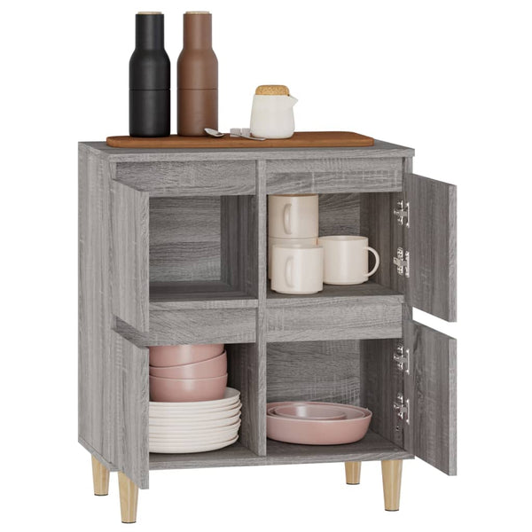 Graues Sideboard Tristana 60x35x70cm (Holz)