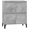 Betongraues Sideboard Saviton 60x35x70cm (Holz)