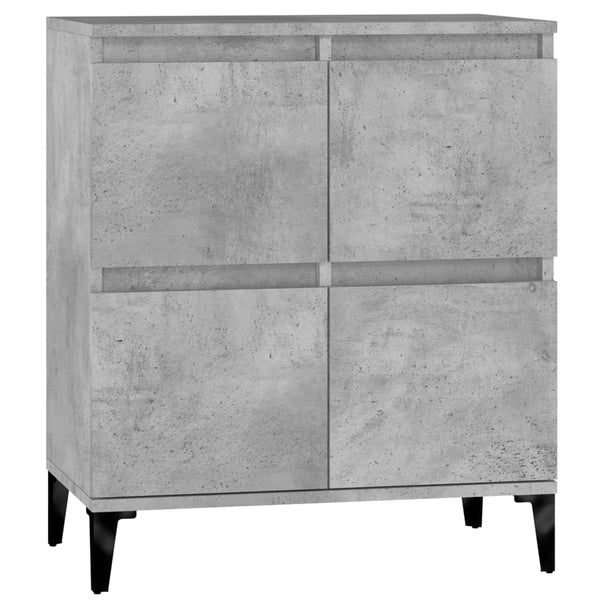Betongraues Sideboard Saviton 60x35x70cm (Holz)