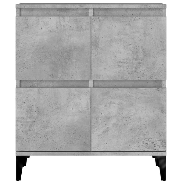 Betongraues Sideboard Saviton 60x35x70cm (Holz)