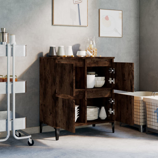 Räuchereiche Sideboard Saviton 60x35x70cm (Holz)