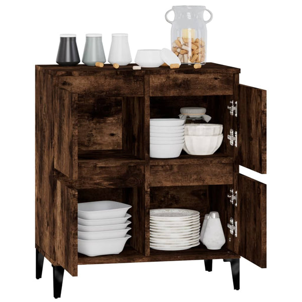 Räuchereiche Sideboard Saviton 60x35x70cm (Holz)