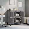 Graues Sideboard Saviton 60x35x70cm (Holz)