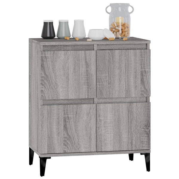 Graues Sideboard Saviton 60x35x70cm (Holz)