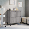 Graues Sideboard Saviton 60x35x70cm (Holz)