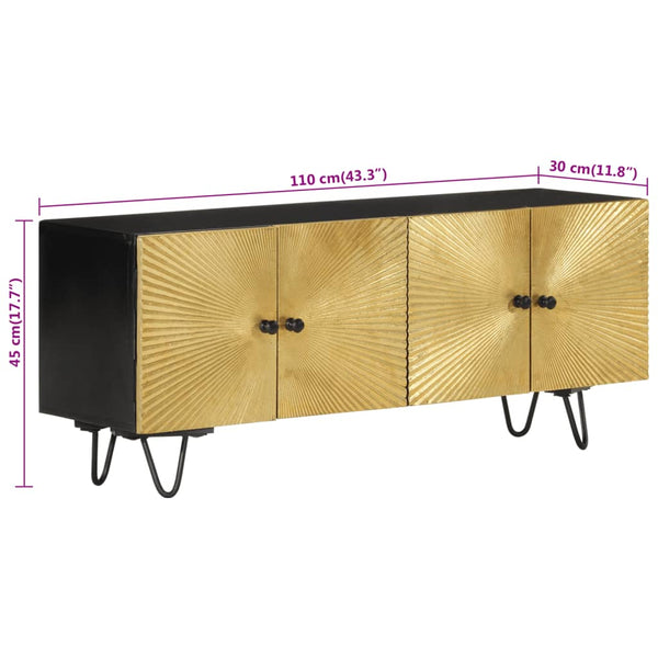 TV-Möbel Doiciu 110x30x45cm (Mangoholz)